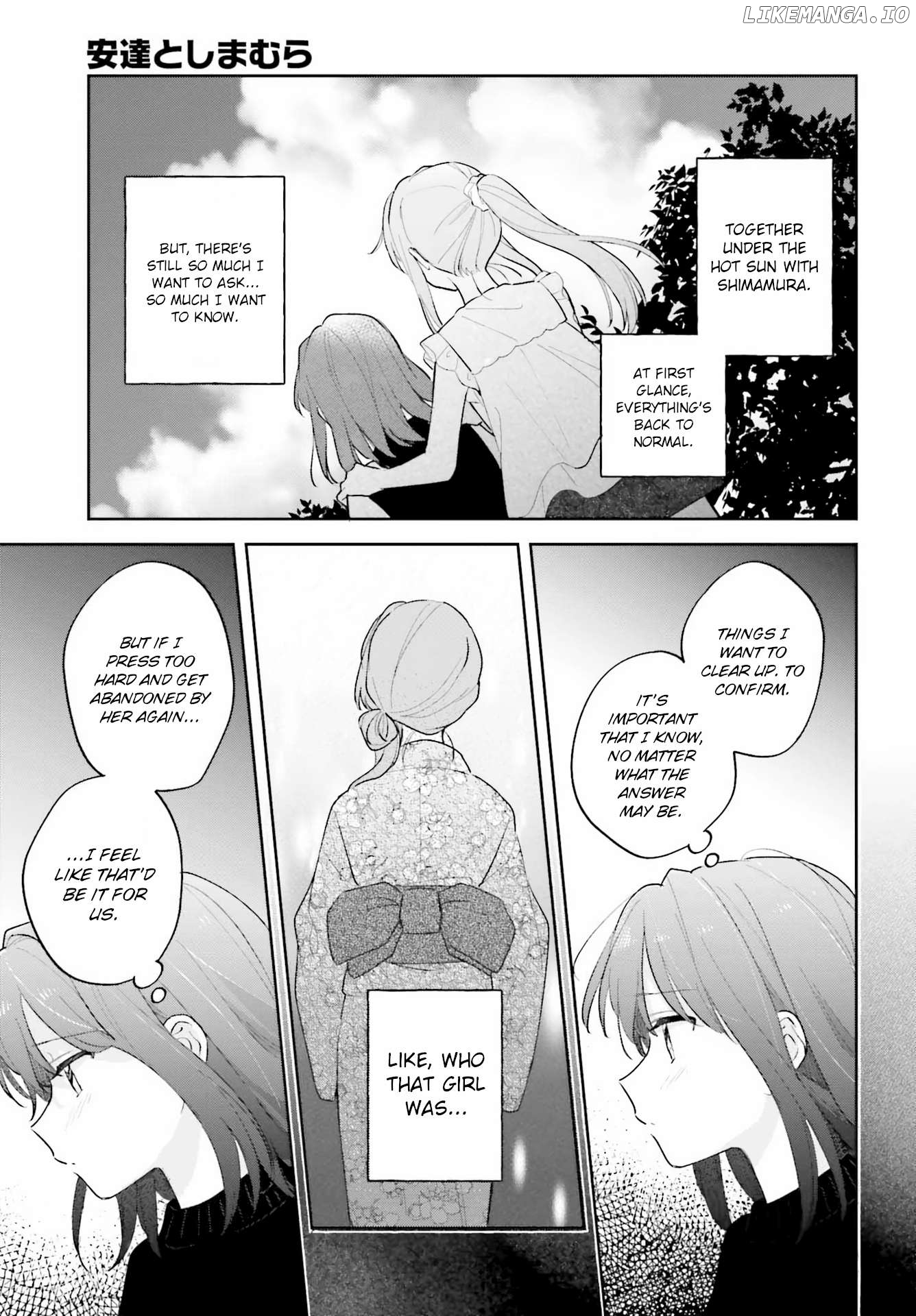 Adachi To Shimamura (Moke Yuzuhara) Chapter 44.1 - page 21