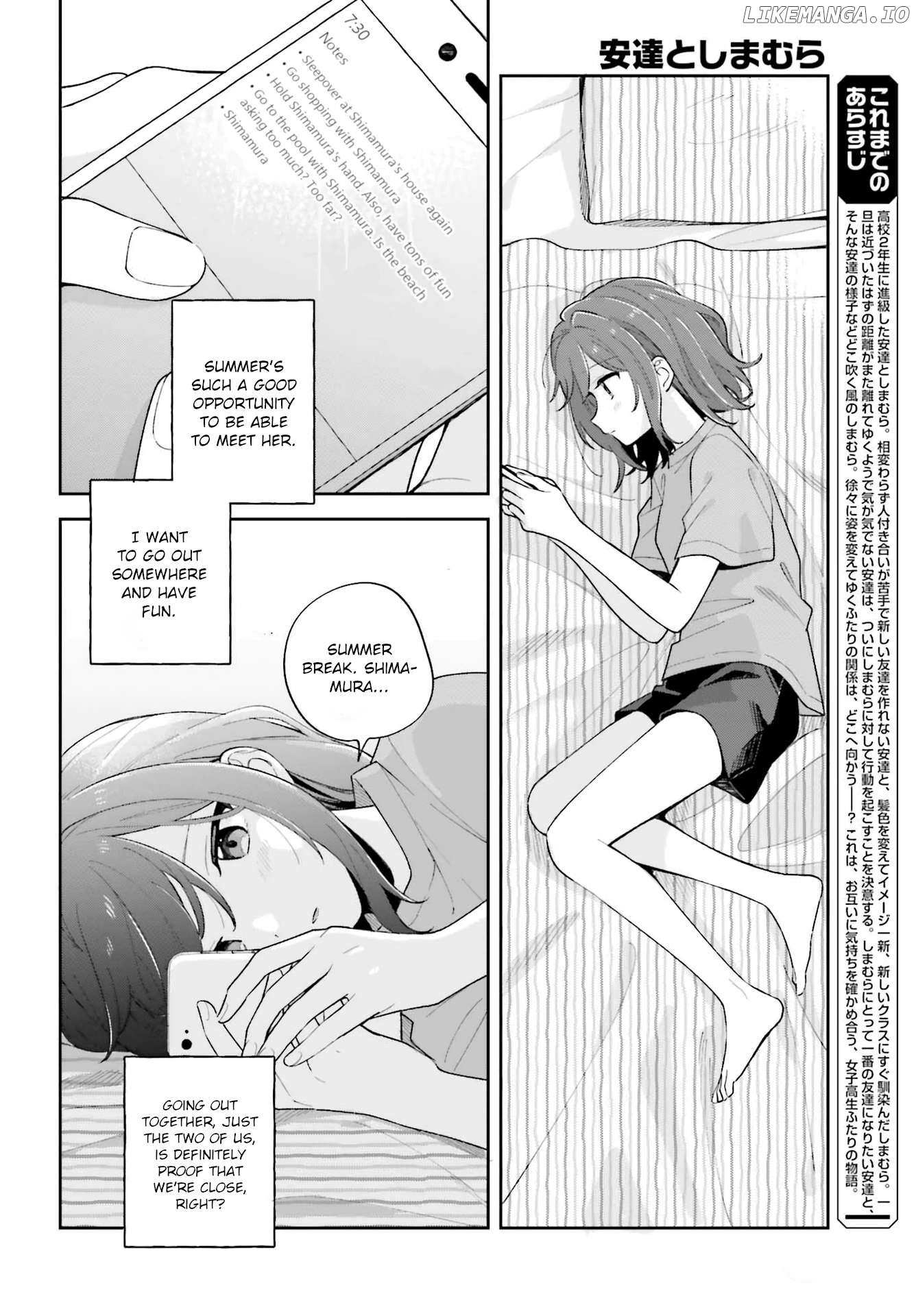 Adachi To Shimamura (Moke Yuzuhara) Chapter 40.1 - page 2