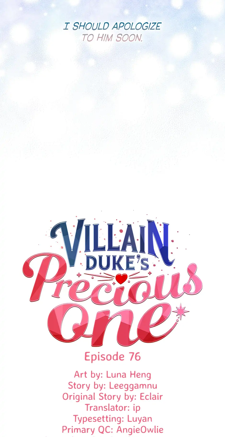 Villain Duke's Precious One Chapter 76 - page 9