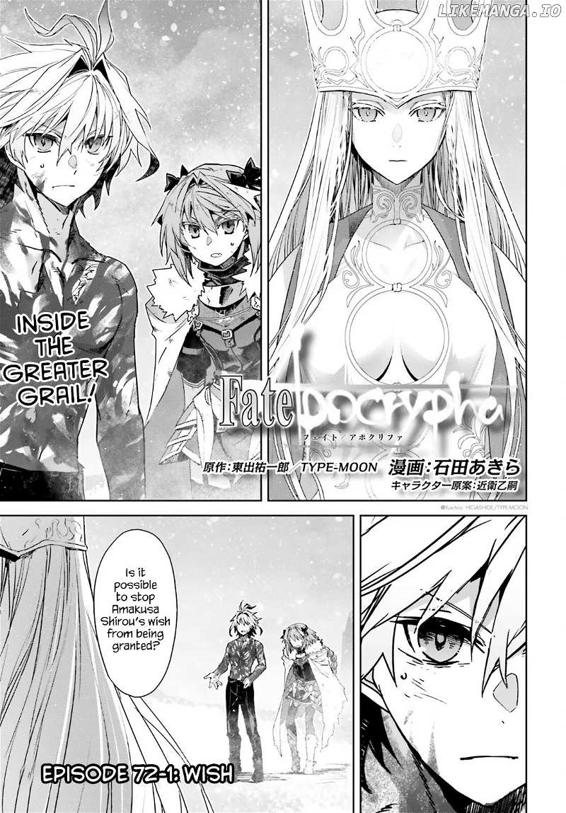 Fate/Apocrypha Chapter 72.1 - page 1