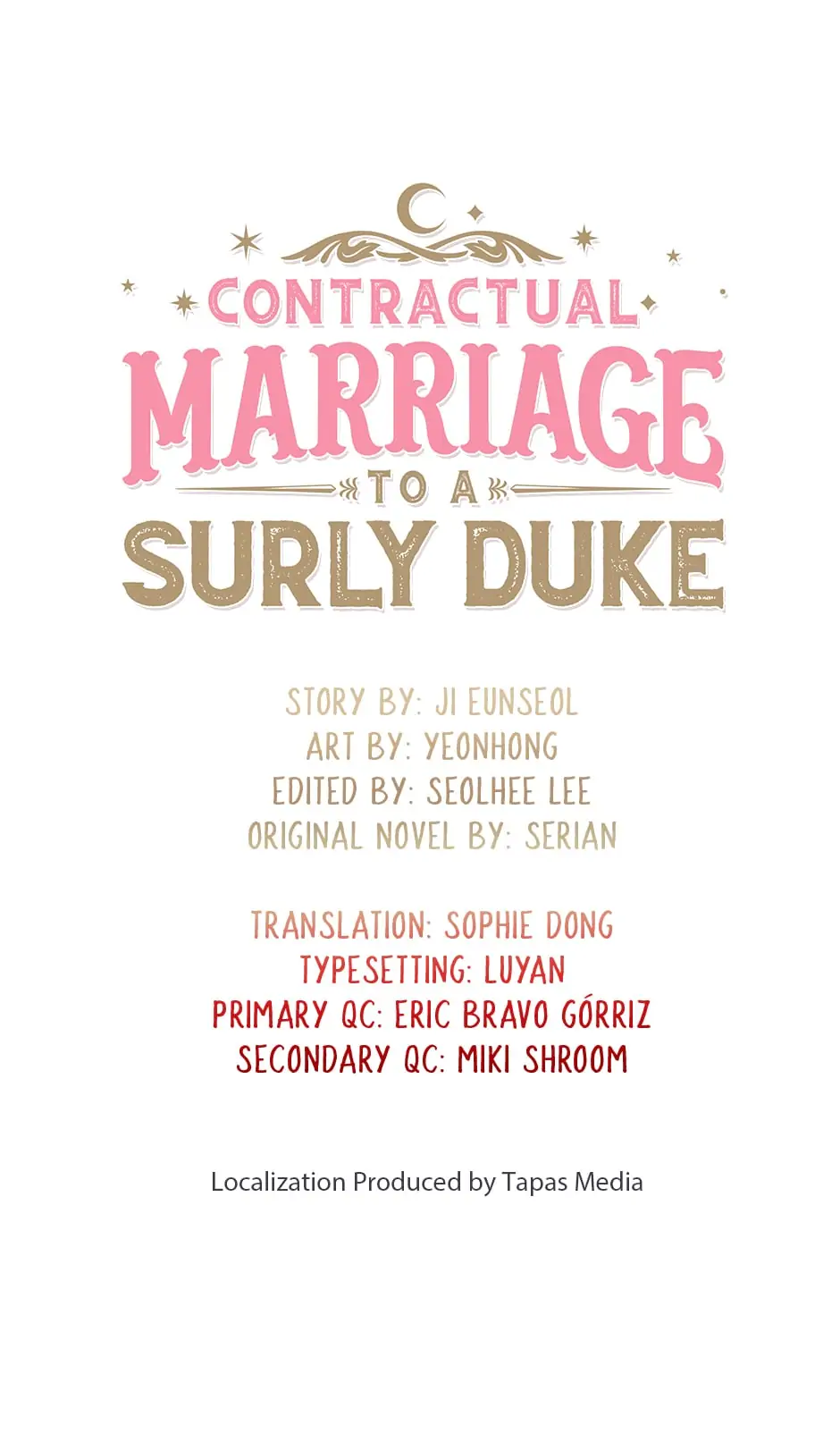 Contractual Marriage to a Surly Duke Chapter 58 - page 1