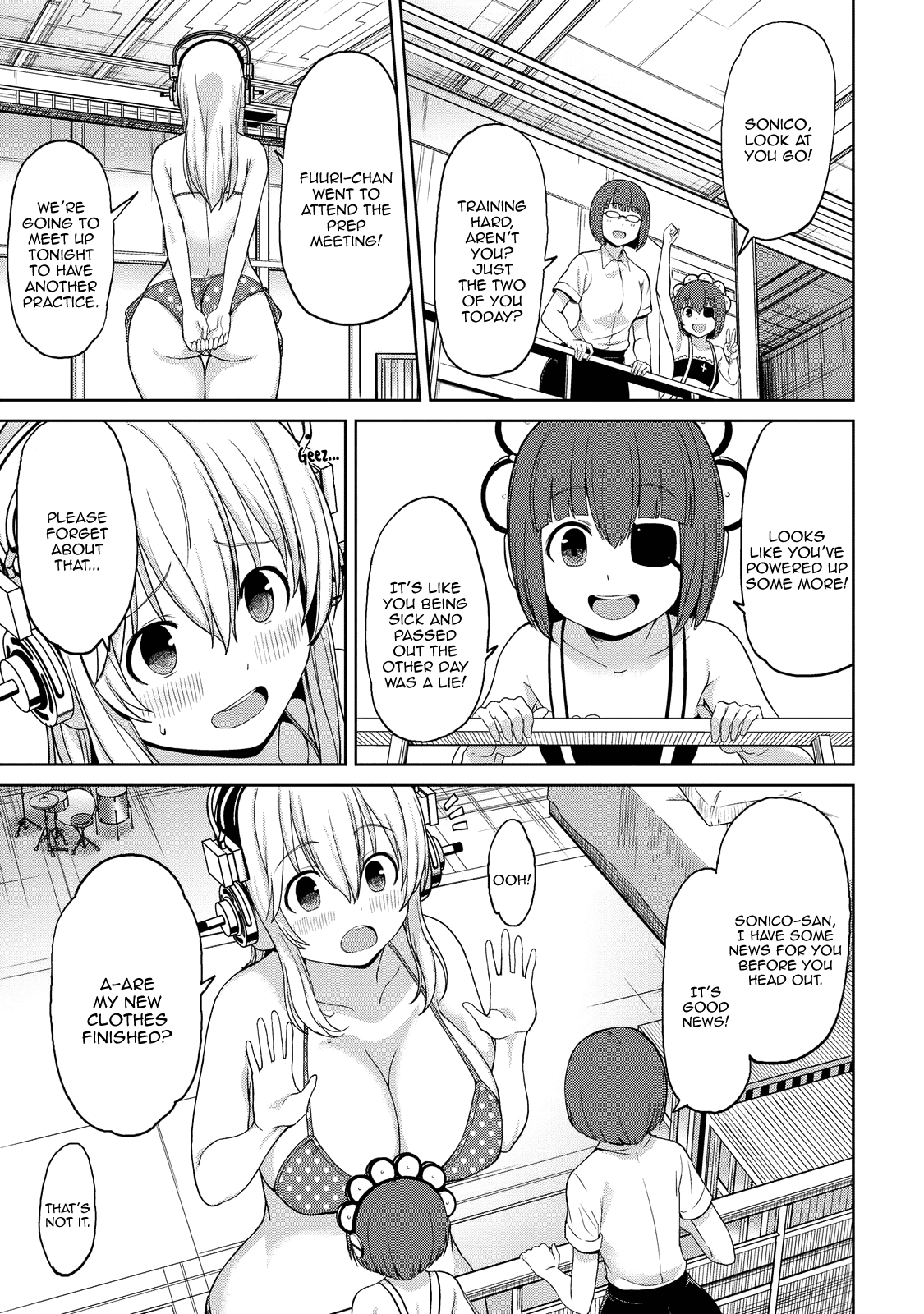 Inconvenient Daily Life Of The Super Sonico chapter 6 - page 4