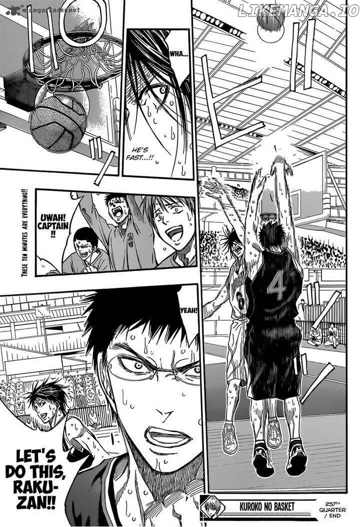 Kuroko no Basket Chapter 257 - page 19