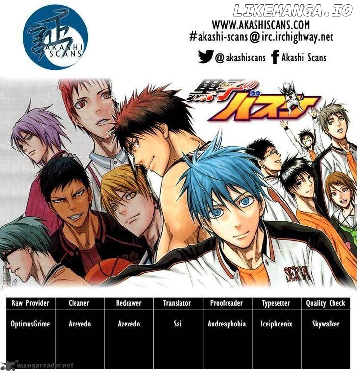 Kuroko no Basket Chapter 257 - page 20