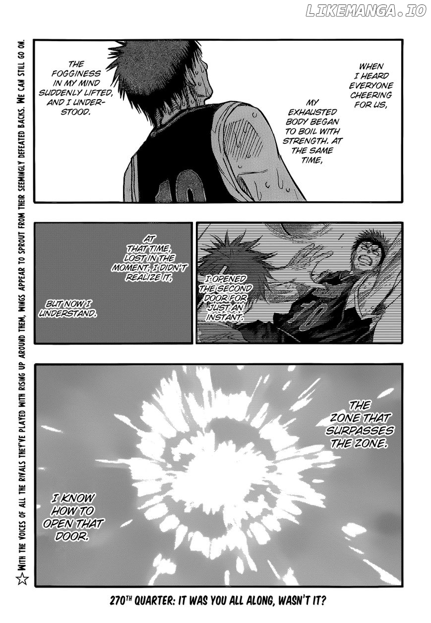 Kuroko no Basket Chapter 270 - page 4