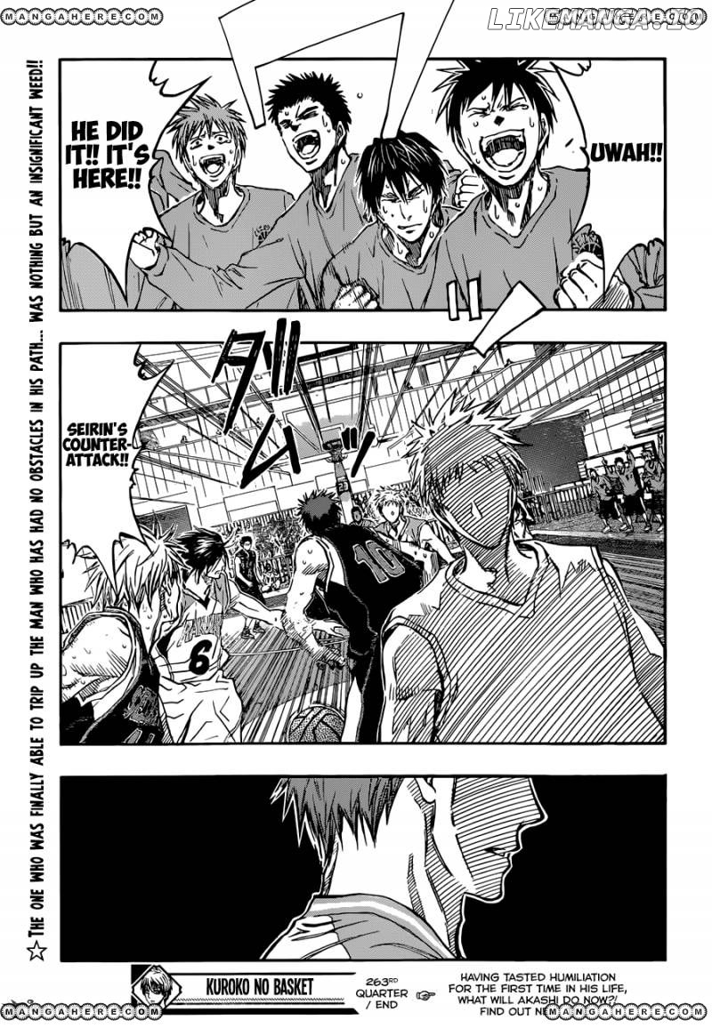 Kuroko no Basket Chapter 263 - page 19