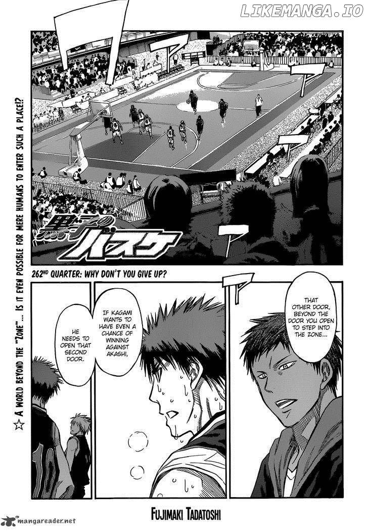 Kuroko no Basket Chapter 262 - page 1