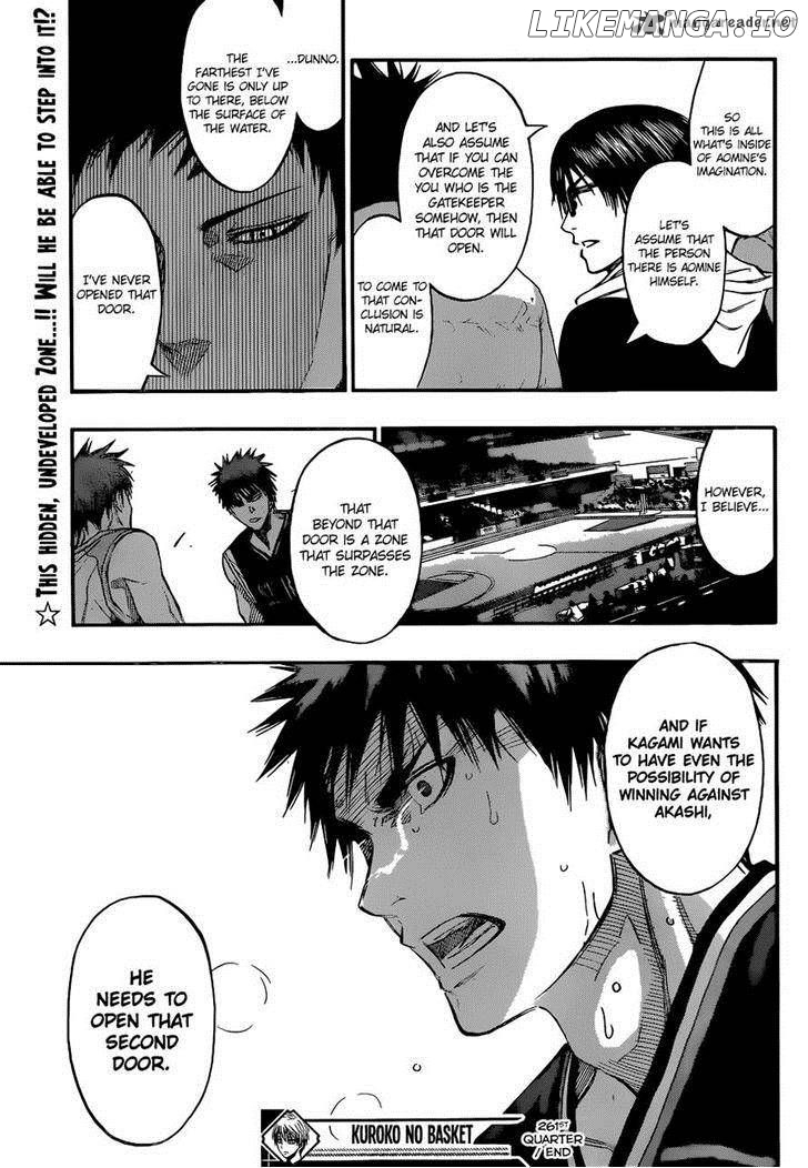 Kuroko no Basket Chapter 261 - page 18