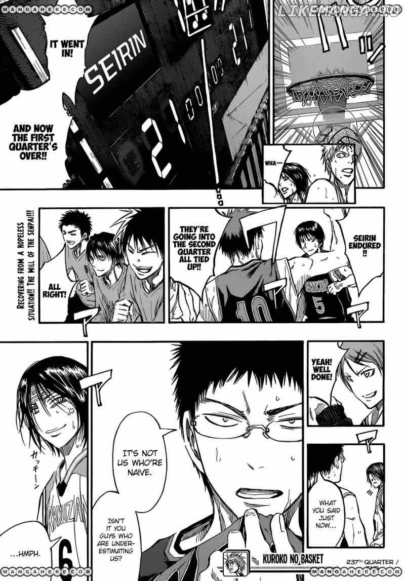 Kuroko no Basket Chapter 237 - page 21