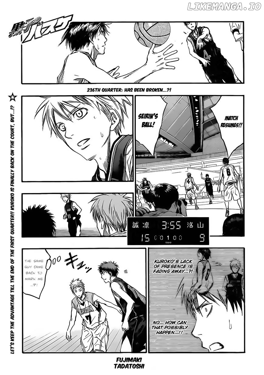 Kuroko no Basket Chapter 236 - page 3