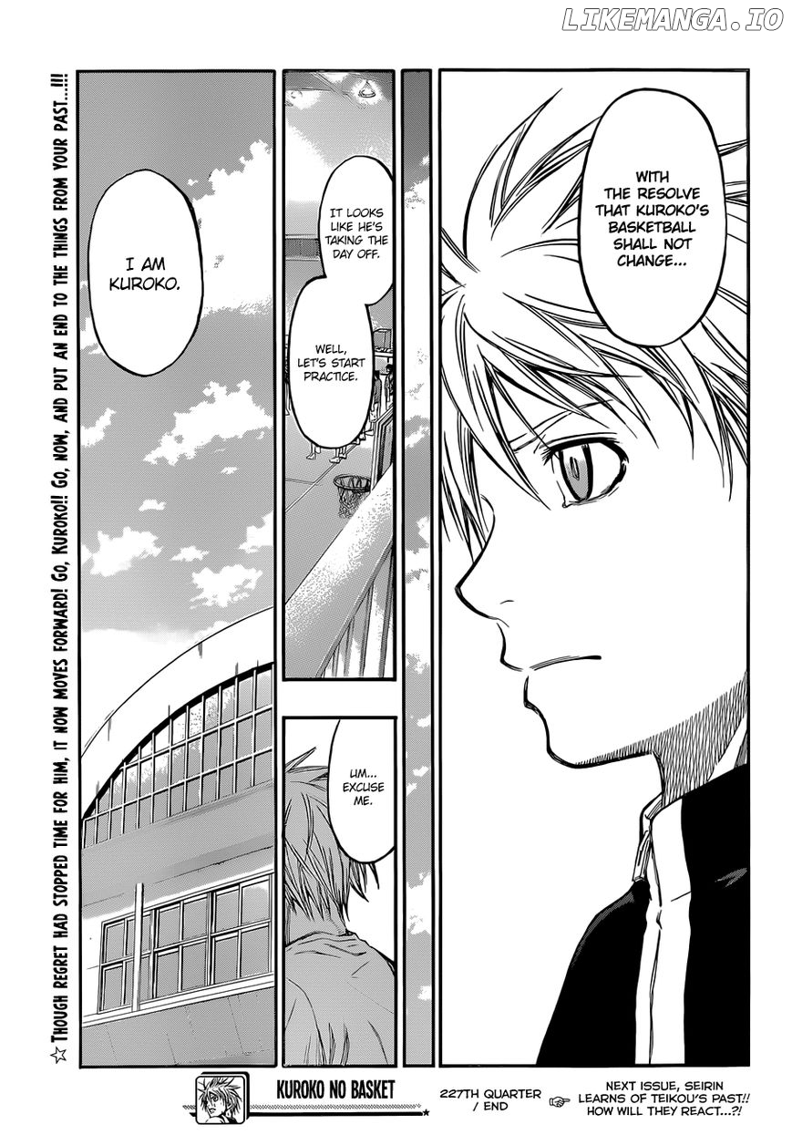 Kuroko no Basket Chapter 227 - page 21