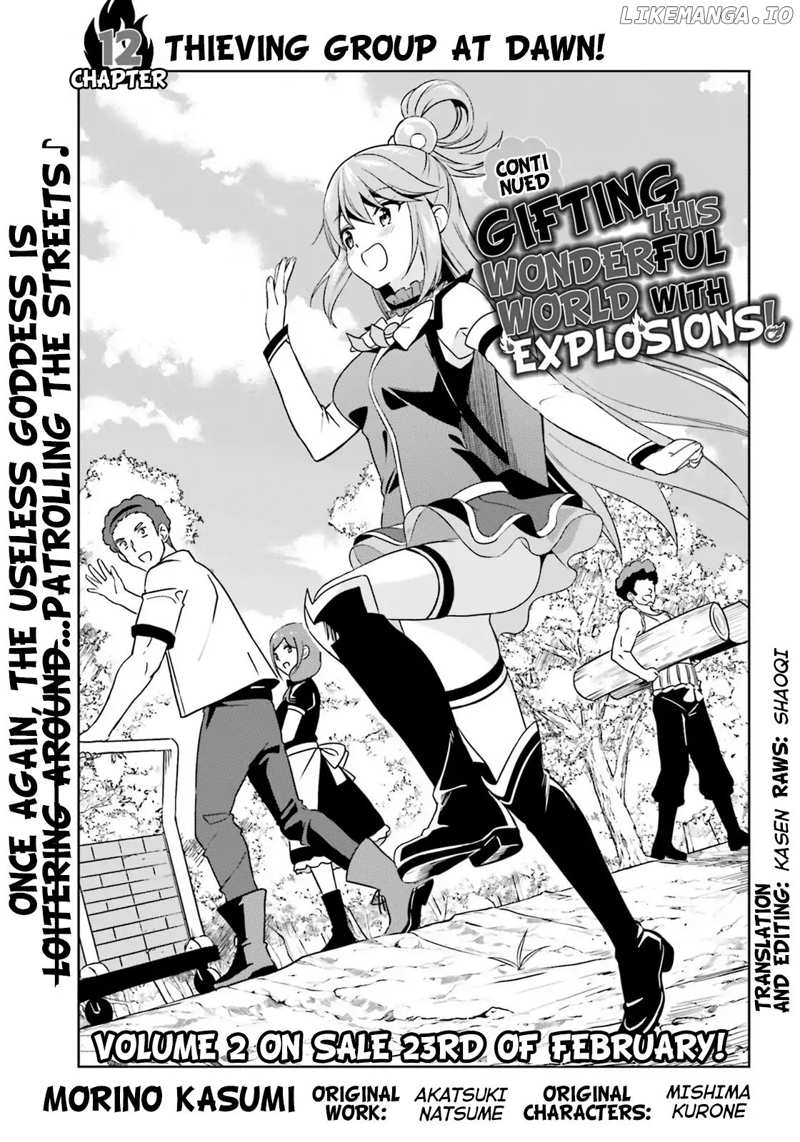 Zoku Kono Subarashii Sekai ni Bakuen wo! chapter 12 - page 1