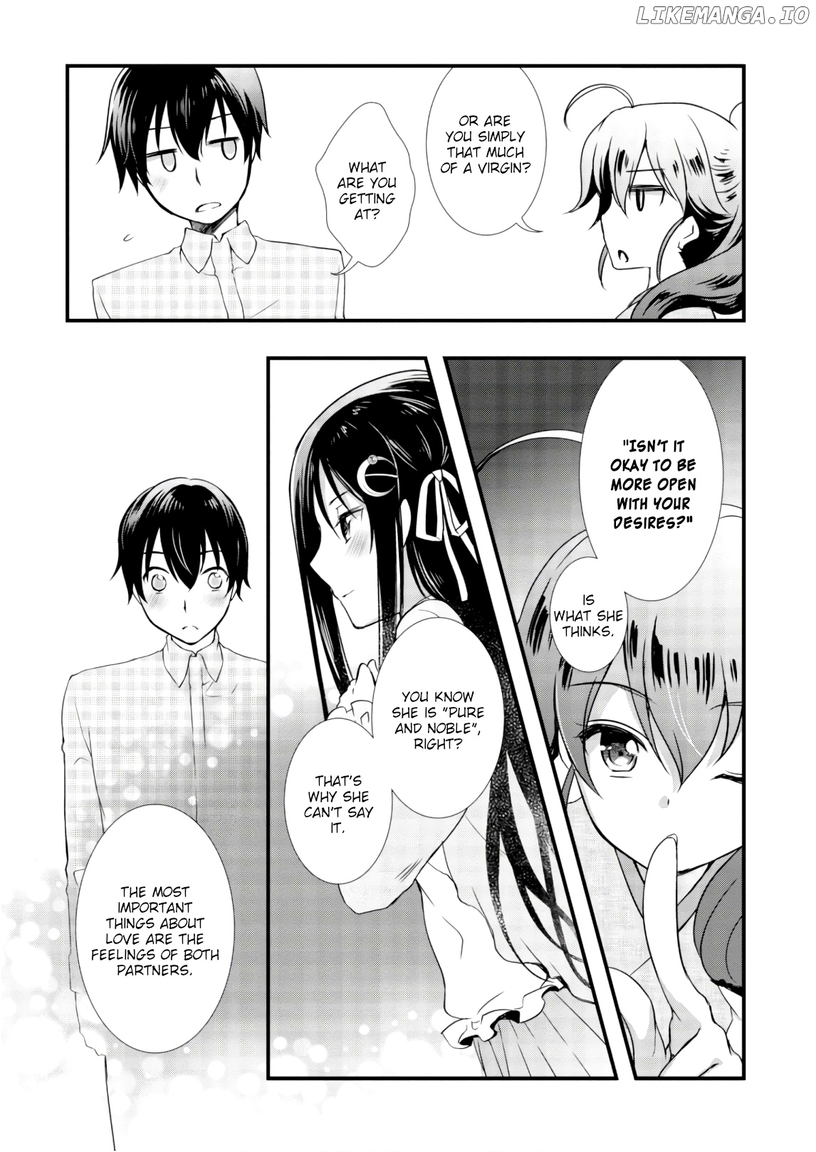 Hiota no Kanojo ga Ore no Motteru Eroge ni Kyoumi Shinshin Nanda ga...... chapter 27 - page 15