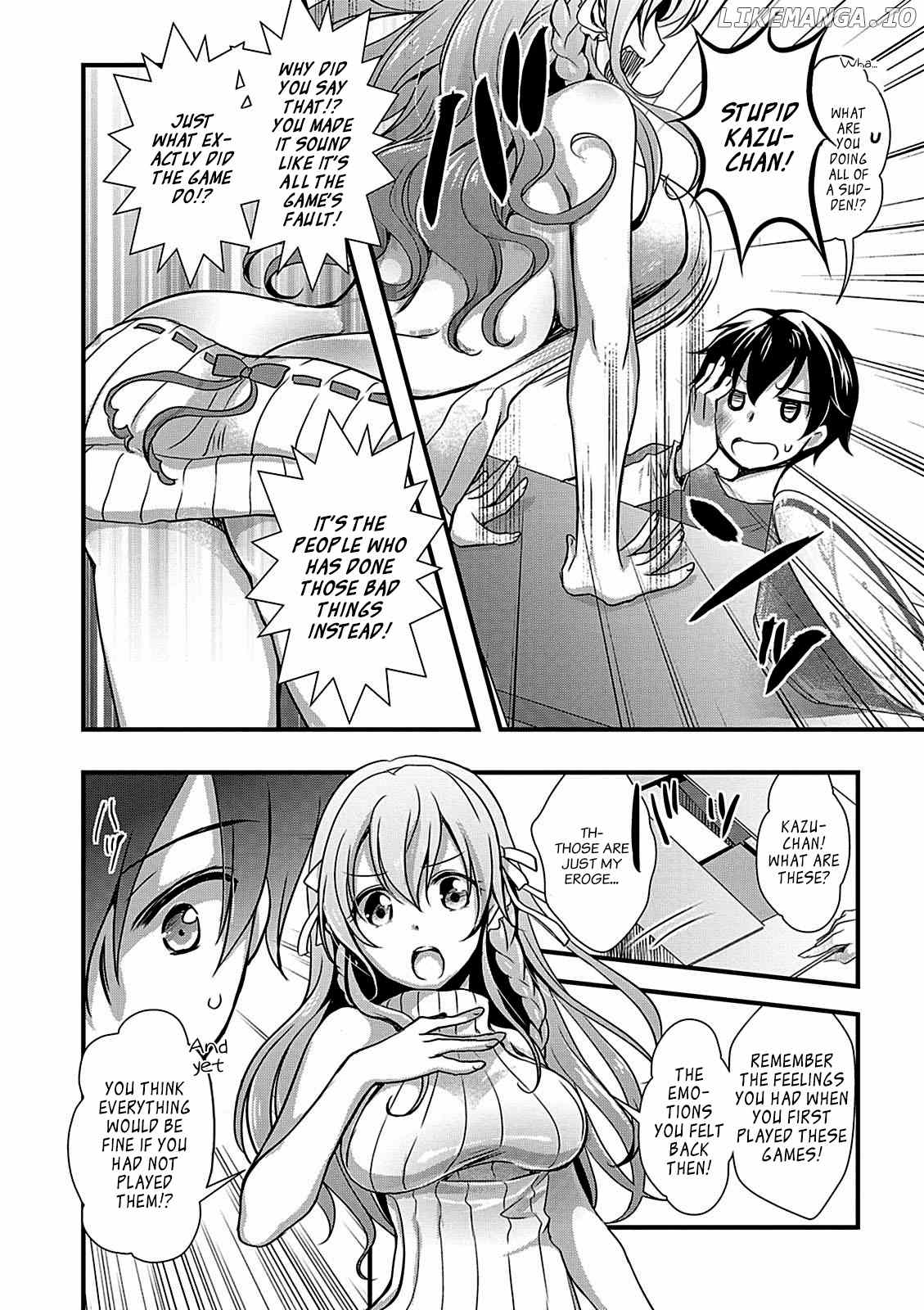 Hiota no Kanojo ga Ore no Motteru Eroge ni Kyoumi Shinshin Nanda ga...... chapter 10 - page 8