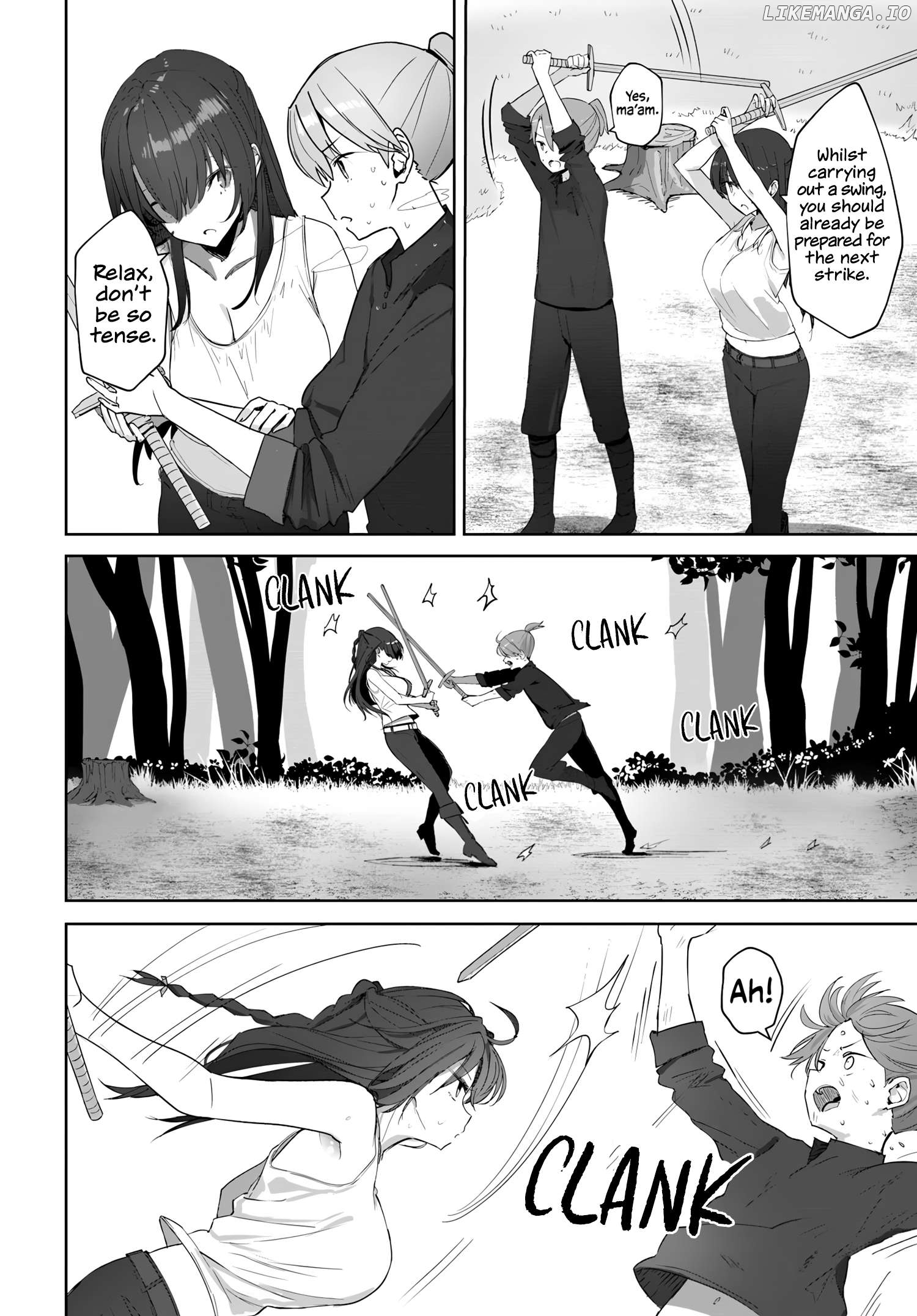 My Female Sword Master, Who I Live With, Is So Cute That I’m Happy Every Day Chapter 2 - page 5