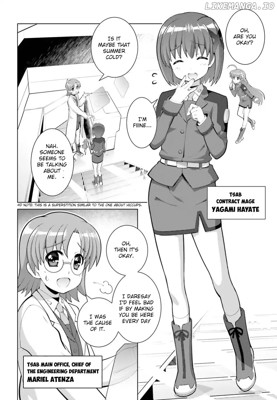 Magical Girl Lyrical Nanoha Reflection THE COMICS chapter 1 - page 7