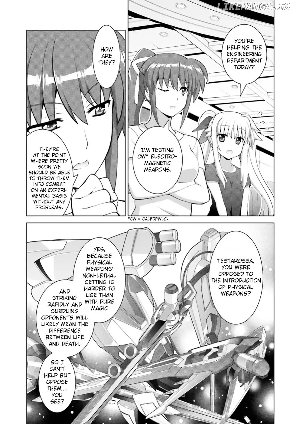 Magical Girl Lyrical Nanoha Reflection THE COMICS chapter 6 - page 9