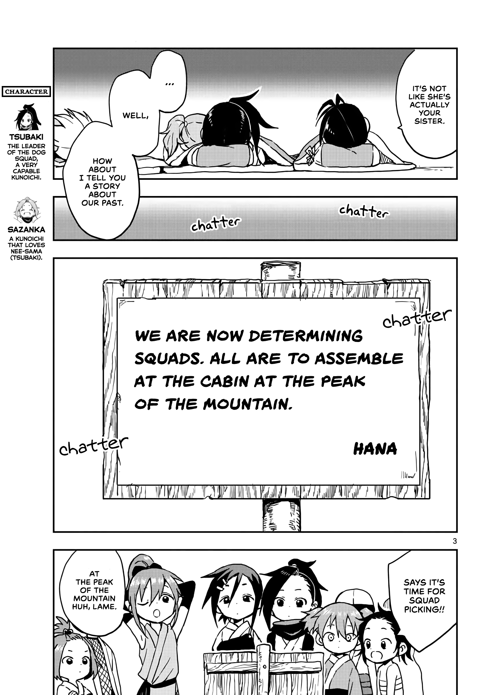 Kunoichi Tsubaki no Mune no Uchi Chapter 18 - page 3