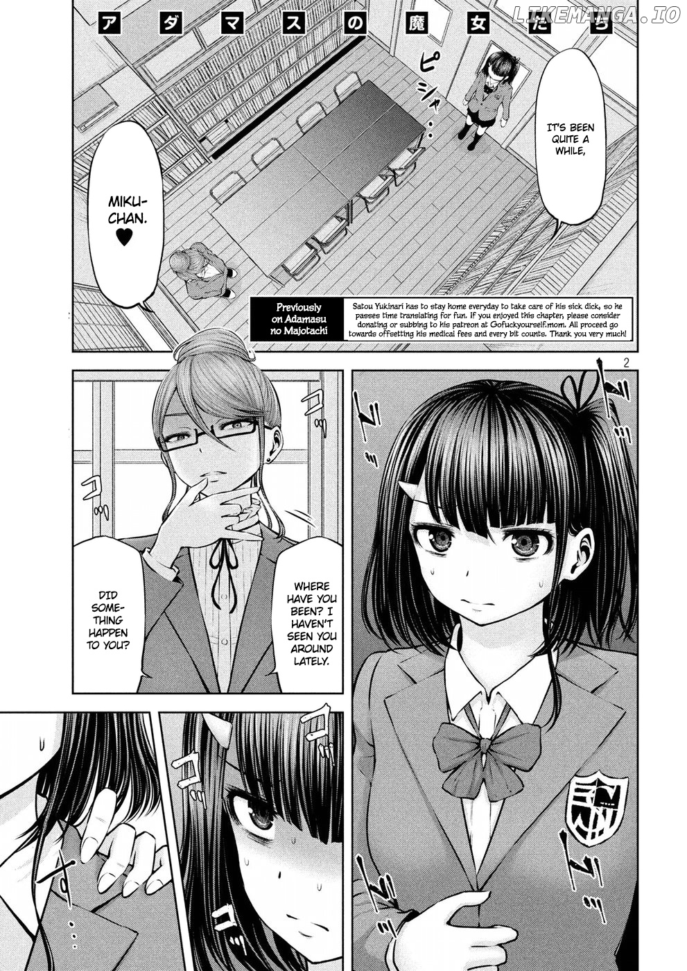 Adamasu no Majotachi chapter 9 - page 2