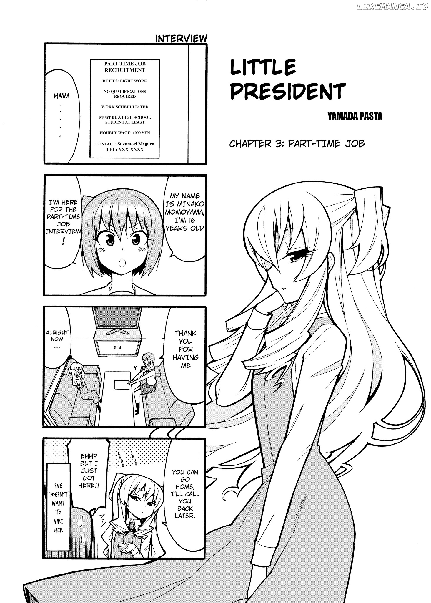 Little President chapter 3 - page 1