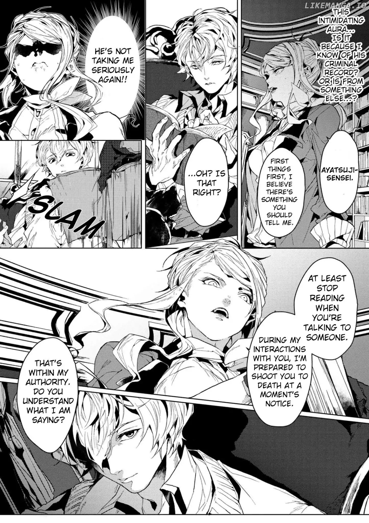 Bungou Stray Dogs Gaiden: Ayatsuji Yukito VS. Kyougoku Natsuhiko chapter 4 - page 2