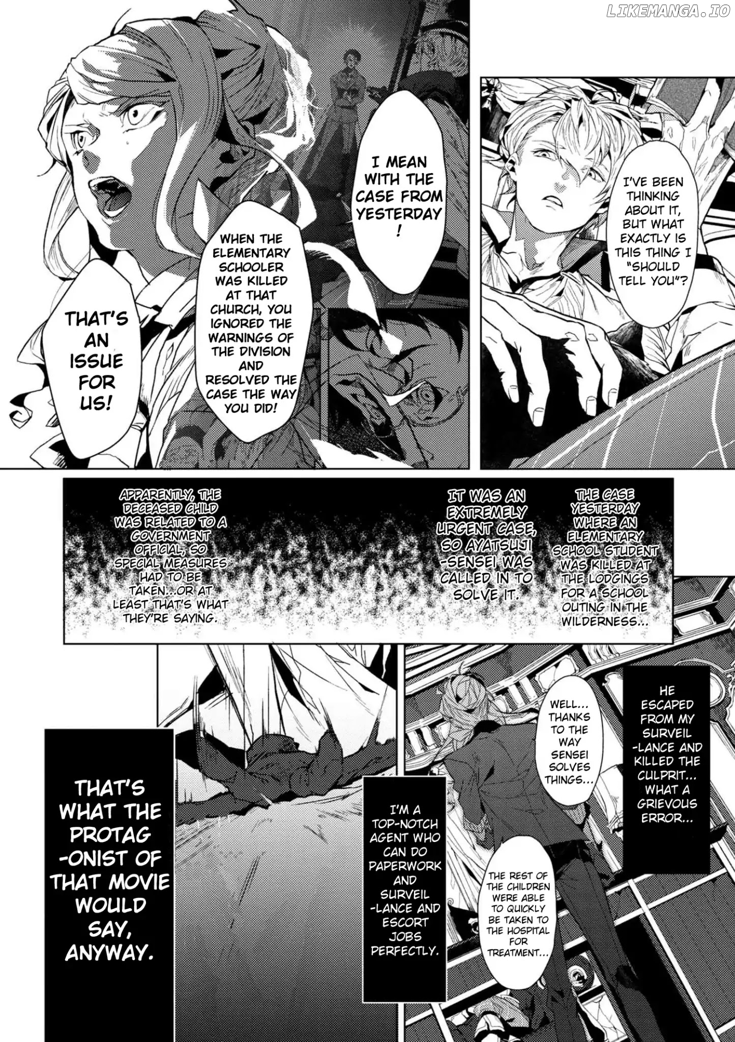 Bungou Stray Dogs Gaiden: Ayatsuji Yukito VS. Kyougoku Natsuhiko chapter 4 - page 4