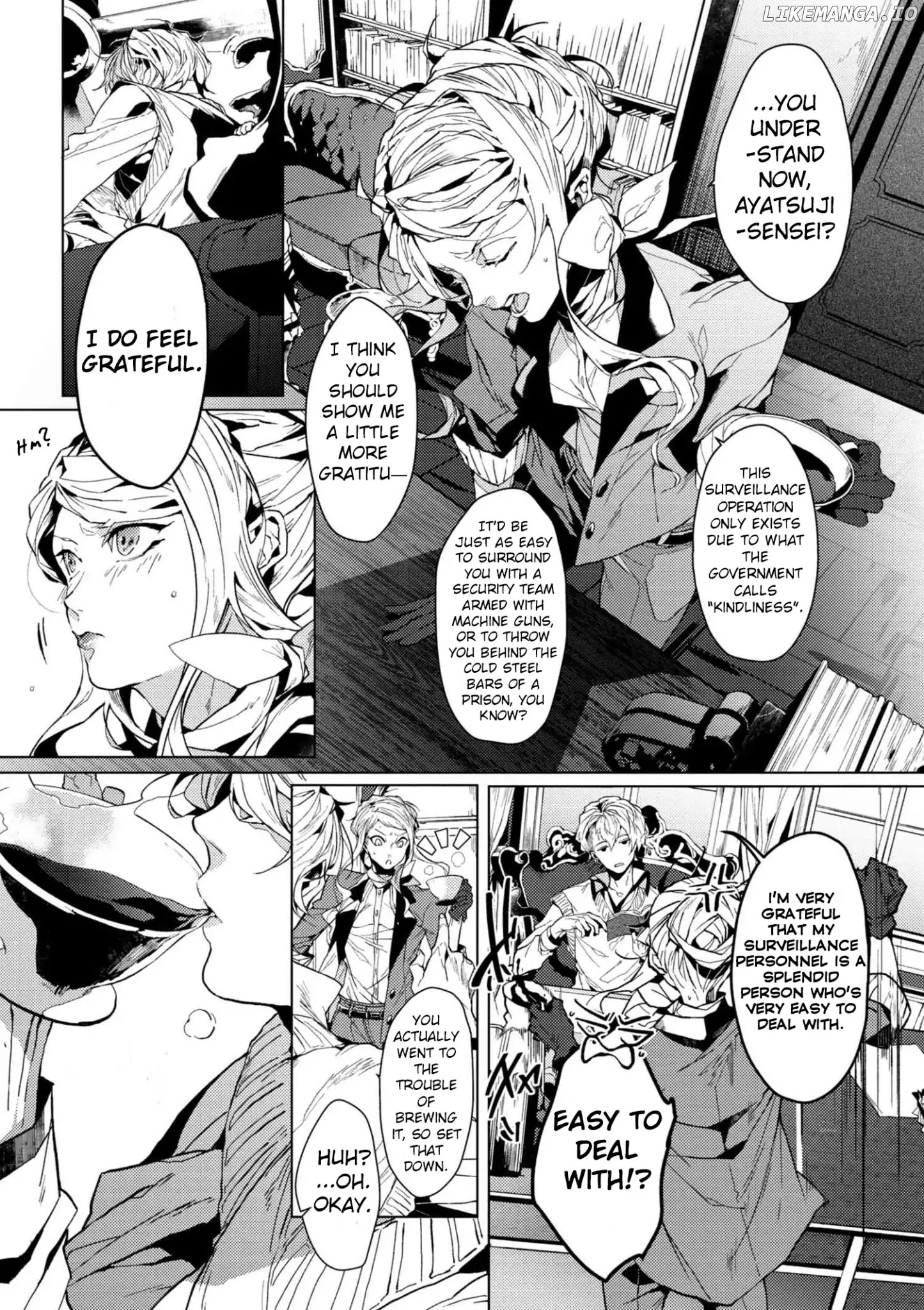 Bungou Stray Dogs Gaiden: Ayatsuji Yukito VS. Kyougoku Natsuhiko chapter 4 - page 5