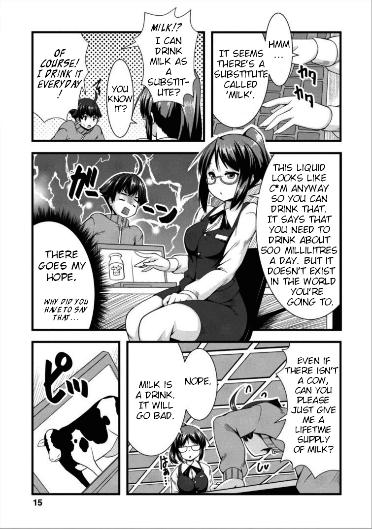 Succubus Ni Tensei Shita Node Milk Wo Shiborimasu chapter 1 - page 14