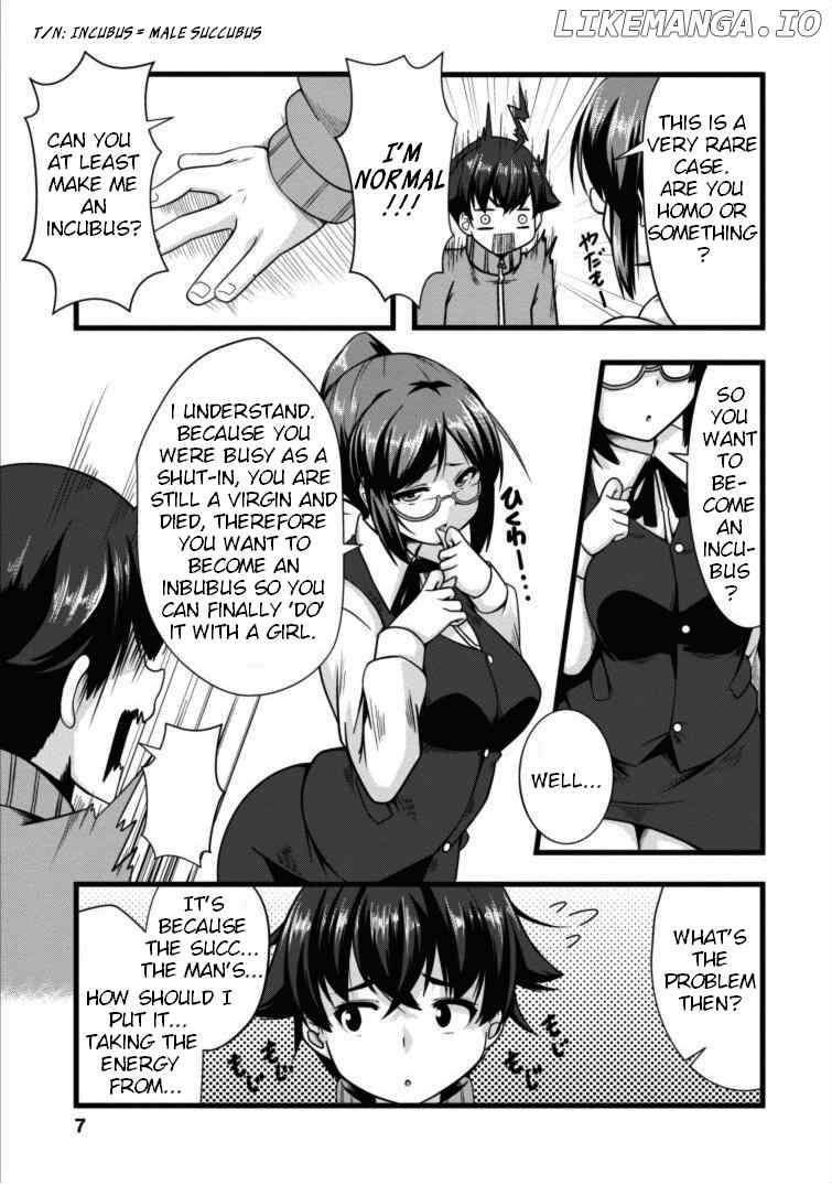 Succubus Ni Tensei Shita Node Milk Wo Shiborimasu chapter 1 - page 6