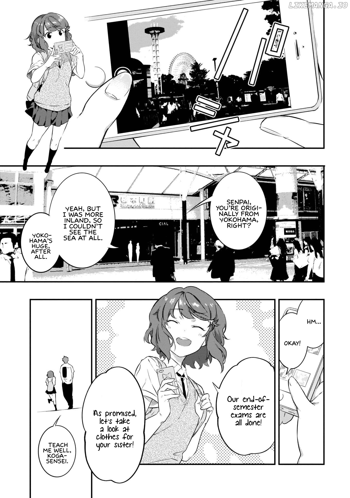 Seishun Buta Yaro wa Petit Devil Kouhai no Yume wo Minai chapter 9 - page 16