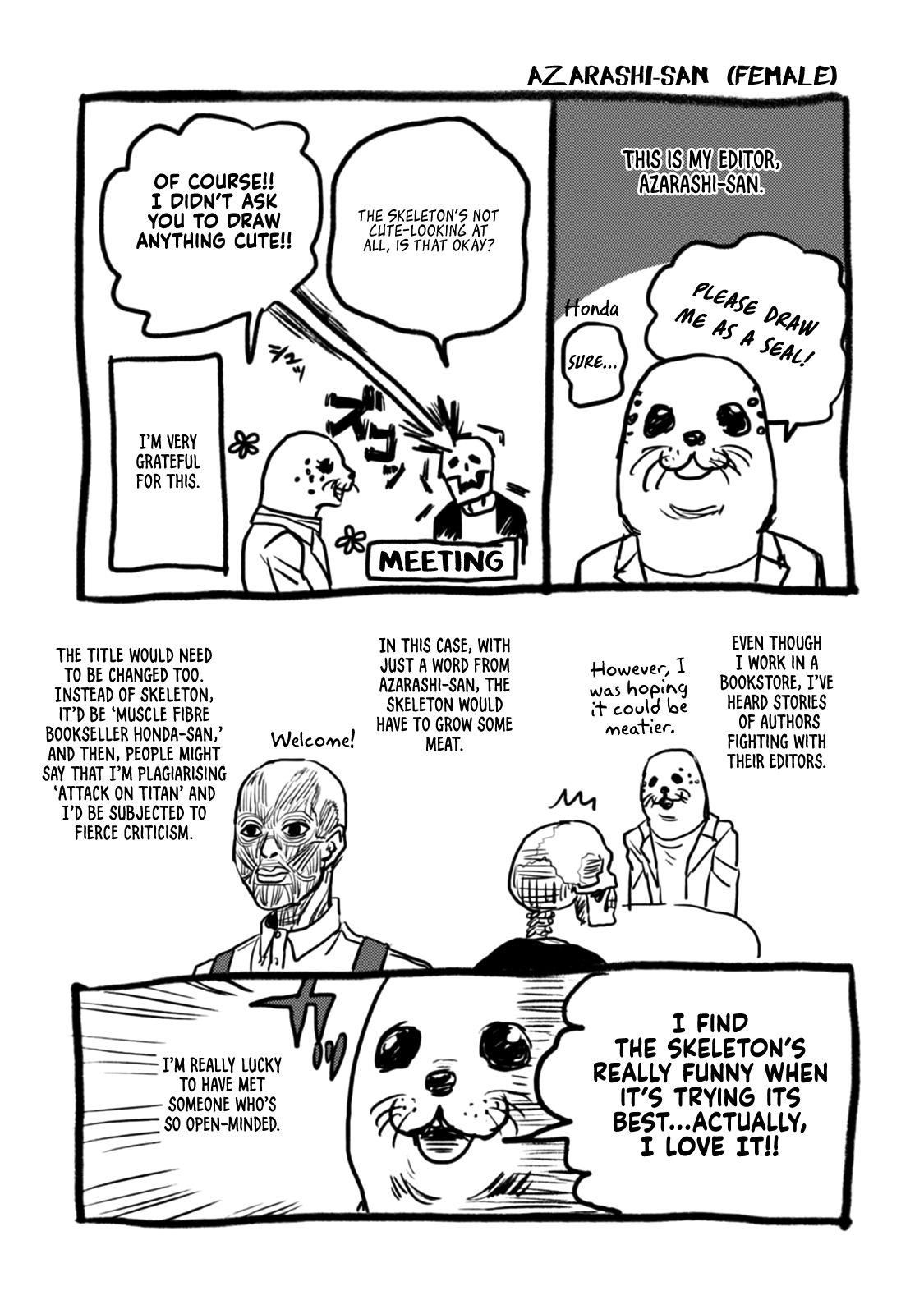 Skull-Face Bookseller Honda-San chapter 7.5 - page 10