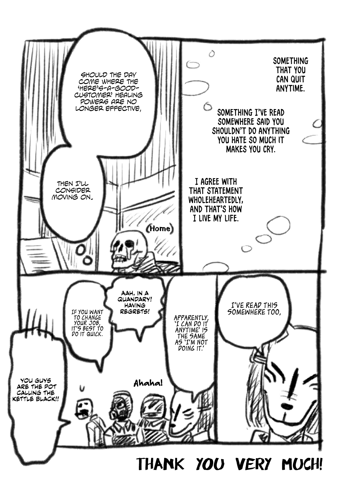 Skull-Face Bookseller Honda-San chapter 7.5 - page 5