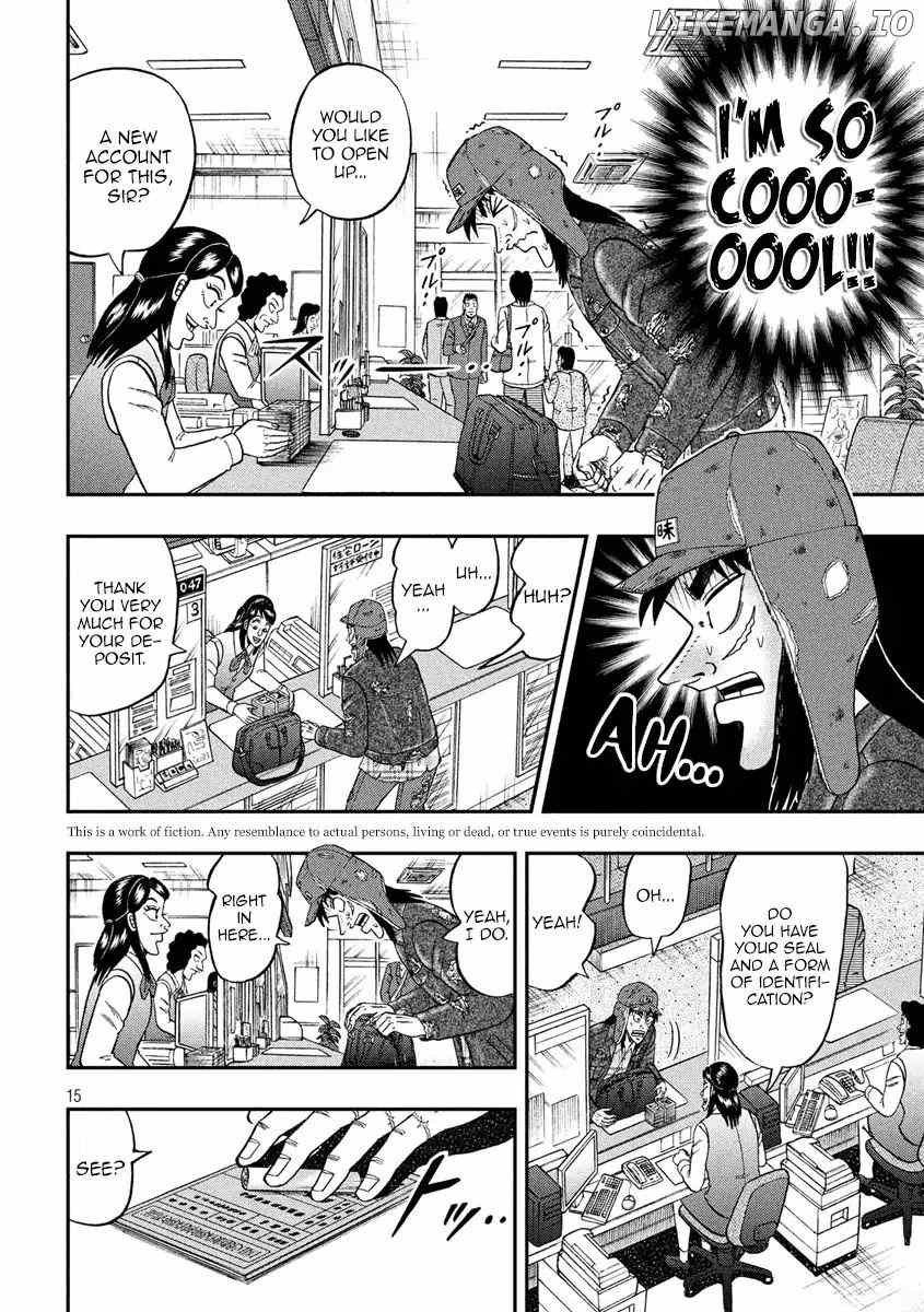 Kaiji series - 6th Part: Tobaku Datenroku Kaiji: 24oku Dasshutsu Hen chapter 67 - page 15