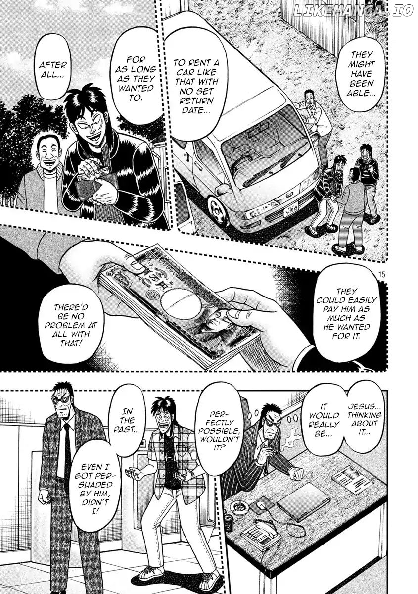 Kaiji series - 6th Part: Tobaku Datenroku Kaiji: 24oku Dasshutsu Hen chapter 76 - page 15