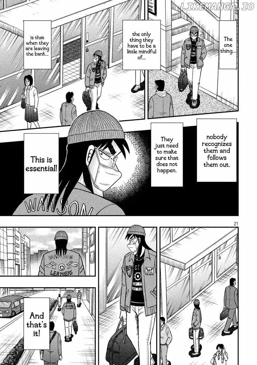 Kaiji series - 6th Part: Tobaku Datenroku Kaiji: 24oku Dasshutsu Hen chapter 75 - page 21