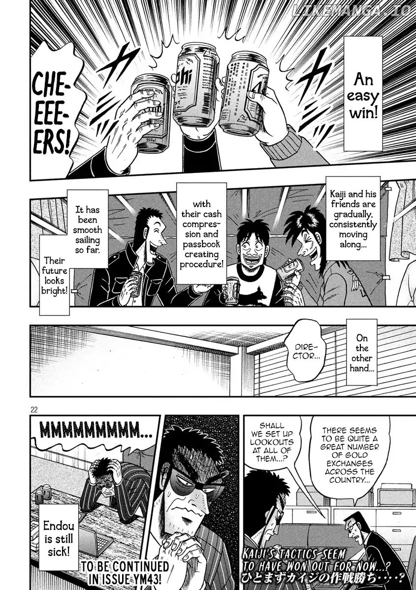 Kaiji series - 6th Part: Tobaku Datenroku Kaiji: 24oku Dasshutsu Hen chapter 75 - page 22