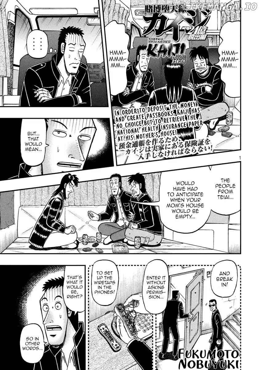 Kaiji series - 6th Part: Tobaku Datenroku Kaiji: 24oku Dasshutsu Hen chapter 42 - page 1