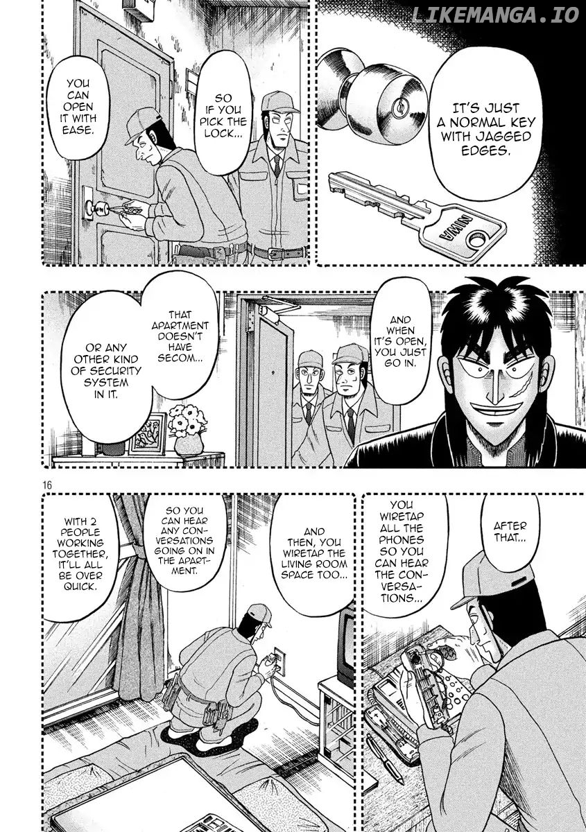 Kaiji series - 6th Part: Tobaku Datenroku Kaiji: 24oku Dasshutsu Hen chapter 42 - page 16