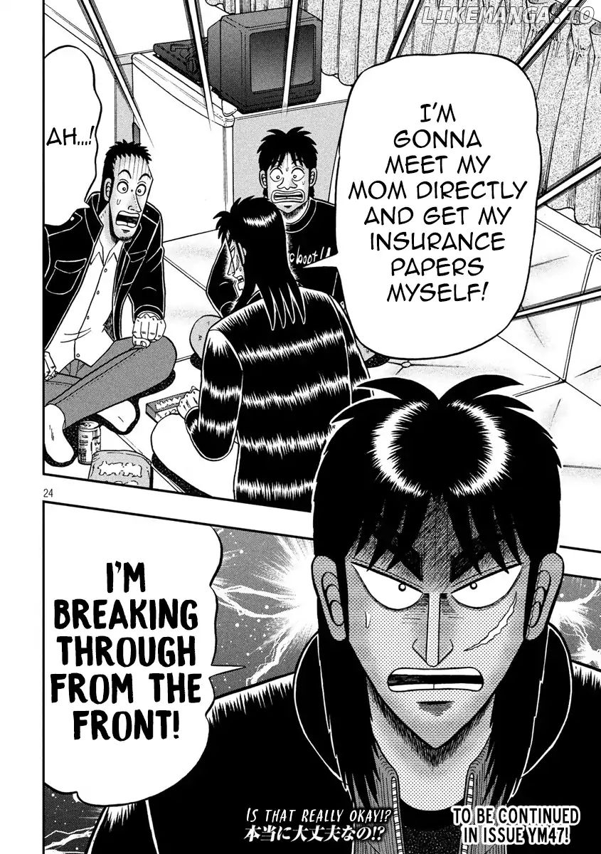 Kaiji series - 6th Part: Tobaku Datenroku Kaiji: 24oku Dasshutsu Hen chapter 42 - page 24