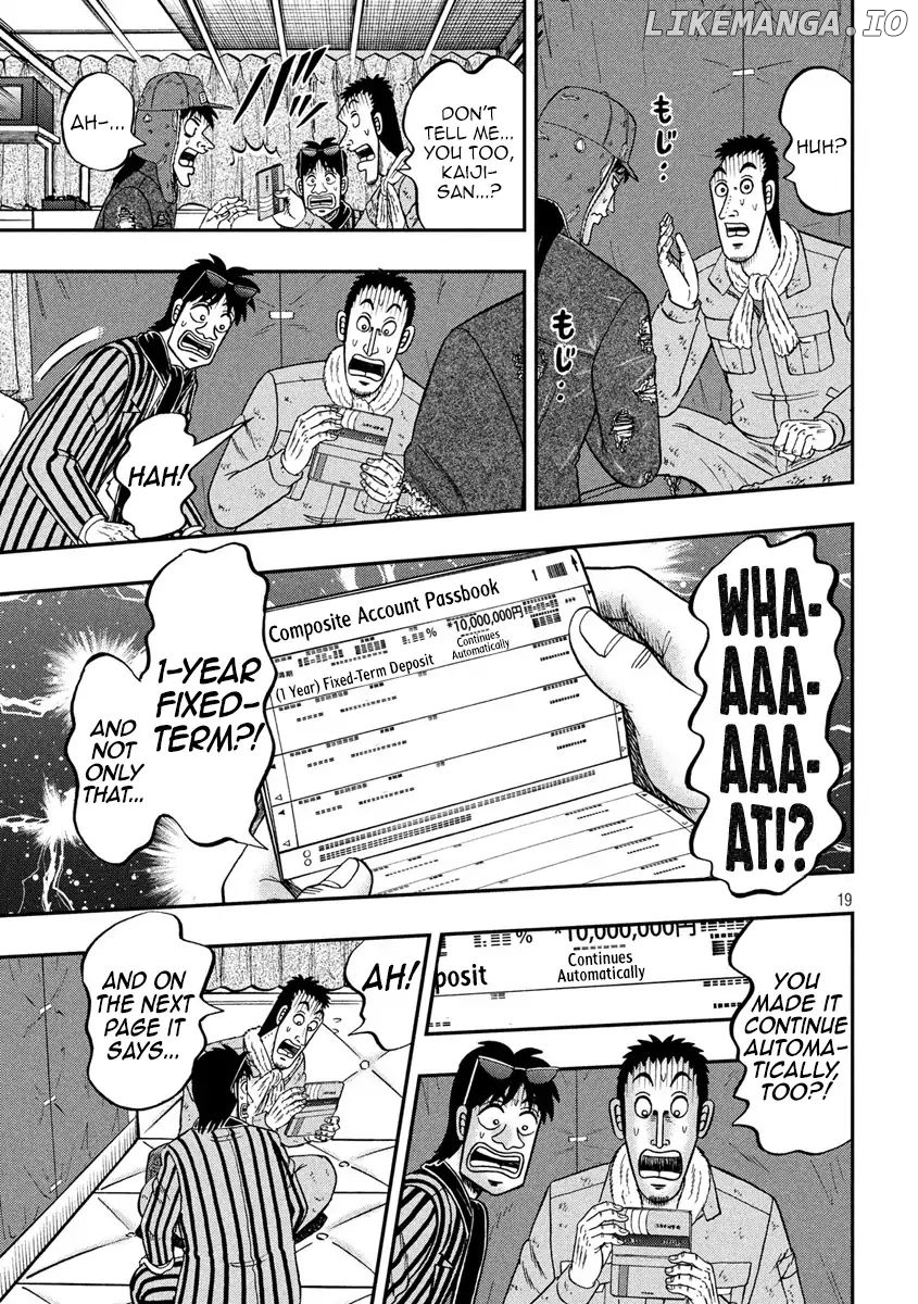 Kaiji series - 6th Part: Tobaku Datenroku Kaiji: 24oku Dasshutsu Hen chapter 68 - page 19