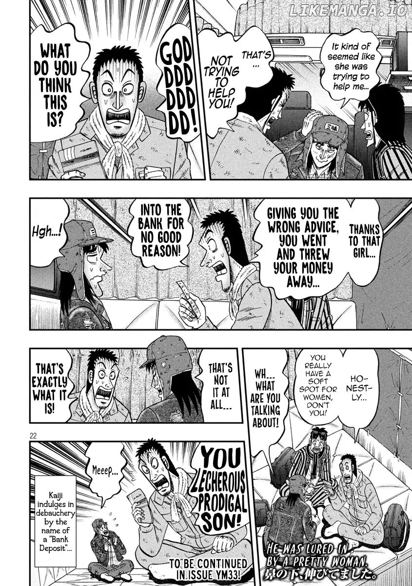 Kaiji series - 6th Part: Tobaku Datenroku Kaiji: 24oku Dasshutsu Hen chapter 68 - page 22