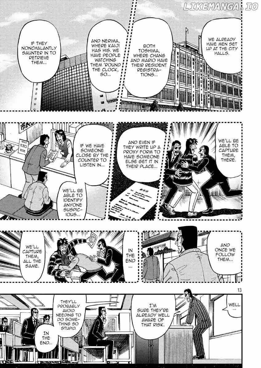 Kaiji series - 6th Part: Tobaku Datenroku Kaiji: 24oku Dasshutsu Hen chapter 34 - page 13