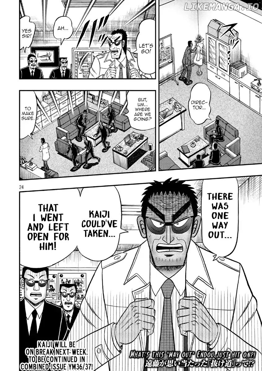 Kaiji series - 6th Part: Tobaku Datenroku Kaiji: 24oku Dasshutsu Hen chapter 34 - page 24