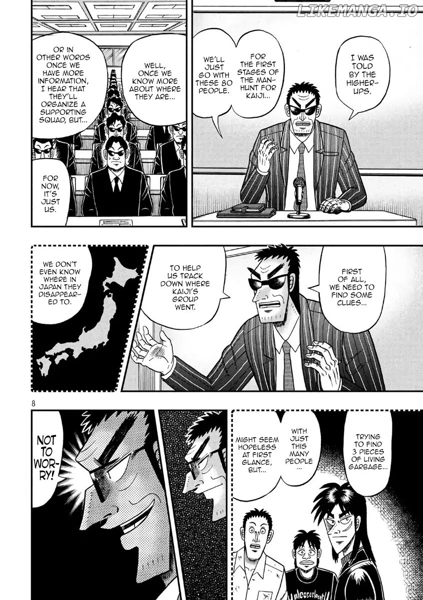 Kaiji series - 6th Part: Tobaku Datenroku Kaiji: 24oku Dasshutsu Hen chapter 34 - page 8