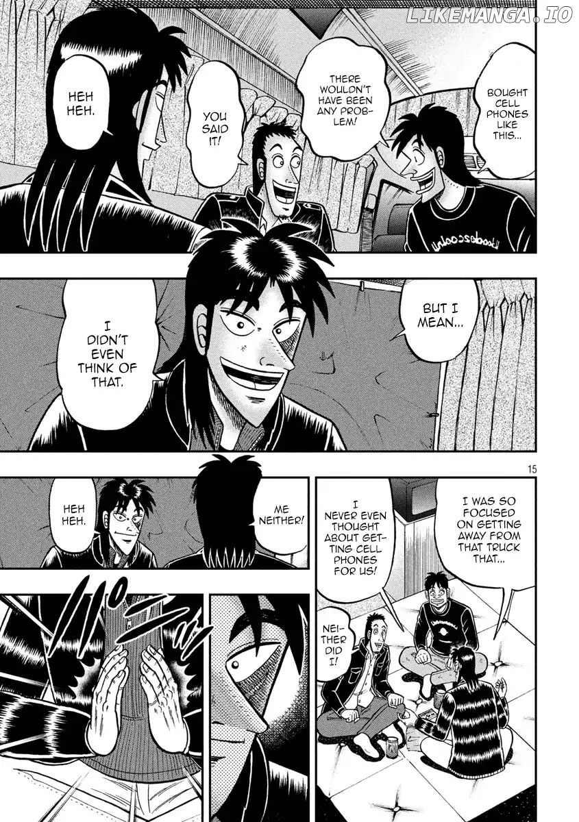 Kaiji series - 6th Part: Tobaku Datenroku Kaiji: 24oku Dasshutsu Hen chapter 40 - page 15