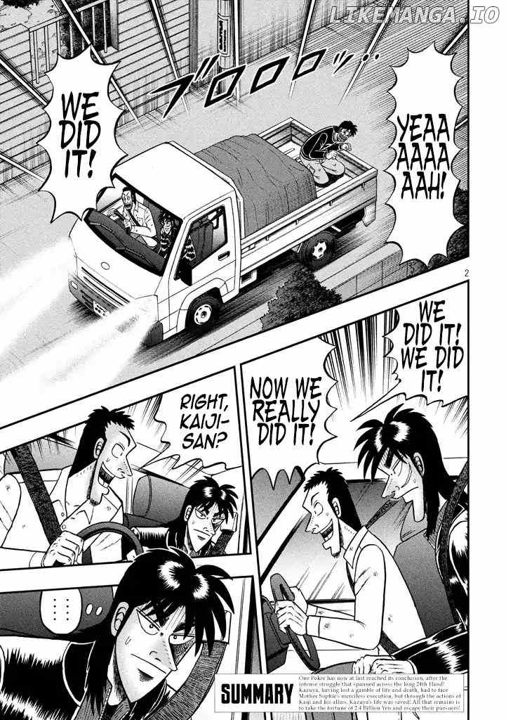 Kaiji series - 6th Part: Tobaku Datenroku Kaiji: 24oku Dasshutsu Hen chapter 6 - page 2