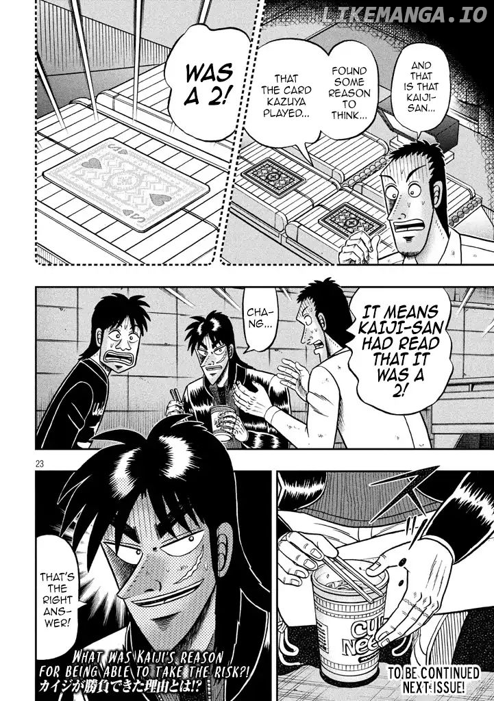 Kaiji series - 6th Part: Tobaku Datenroku Kaiji: 24oku Dasshutsu Hen chapter 6 - page 21