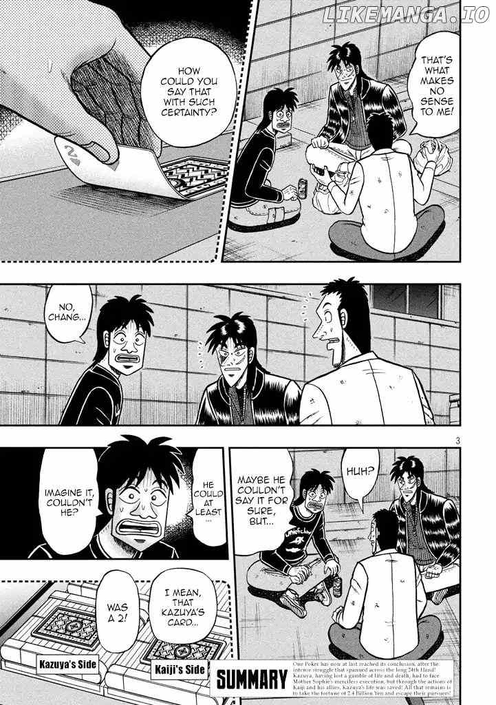 Kaiji series - 6th Part: Tobaku Datenroku Kaiji: 24oku Dasshutsu Hen chapter 7 - page 3