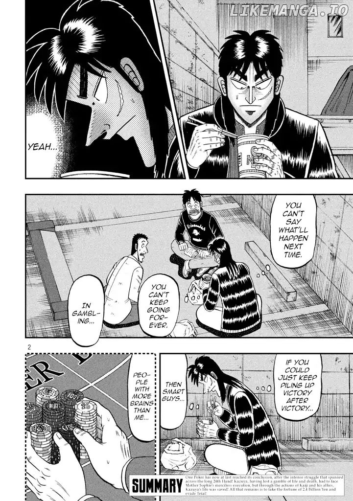 Kaiji series - 6th Part: Tobaku Datenroku Kaiji: 24oku Dasshutsu Hen chapter 11 - page 2