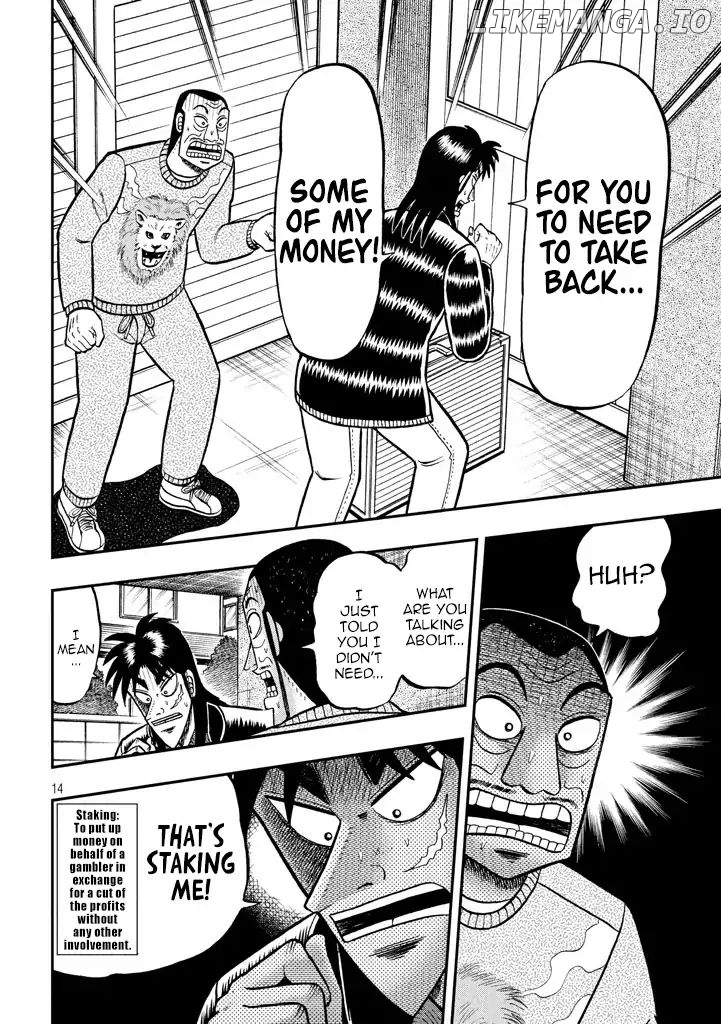 Kaiji series - 6th Part: Tobaku Datenroku Kaiji: 24oku Dasshutsu Hen chapter 13 - page 14